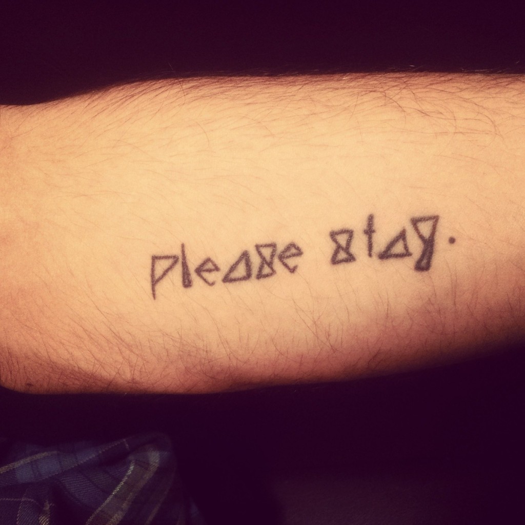 please stay